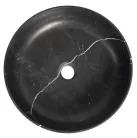 Mosdó, Sapho Blok kőmosdó 40 cm, matt fekete Marquin 2401-52