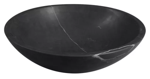 Mosdó, Sapho Blok kőmosdó 40 cm, matt Marquin fekete 2401-35