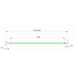 Zuhanyajtó, Aquatrend Quatro D90 90x190 (PD1-90)