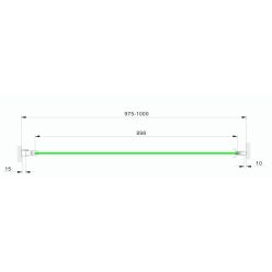 Zuhanyajtó, Aquatrend Quatro D100 100x190 (PD1-100)