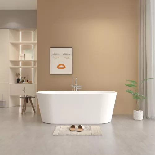 Kád, Aquatrend Nizza félszabadon álló kád fehér lefolyóval 160x80