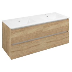   Alsó szekrény, Sapho Ezara mosdótartó szekrény 120x55x46 cm, alabama tölgy EZ121-2222