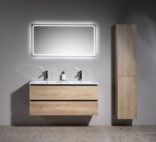 Alsó szekrény, Sapho Ezara mosdótartó szekrény 120x55x46 cm, alabama tölgy EZ121-2222