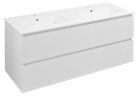Alsó szekrény, Sapho Ezara mosdótartó szekrény 120x55x46 cm, fényes fehér EZ121-3030