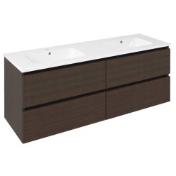   Alsó szekrény, Sapho Ezara mosdótartó szekrény 140x55x46 cm, rusztikus fenyő EZ141-1616