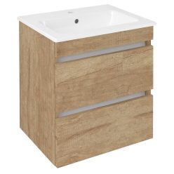   Alsó szekrény, Sapho Ezara mosdótartó szekrény 48x54x39 cm, alabama tölgy EZ492-2222