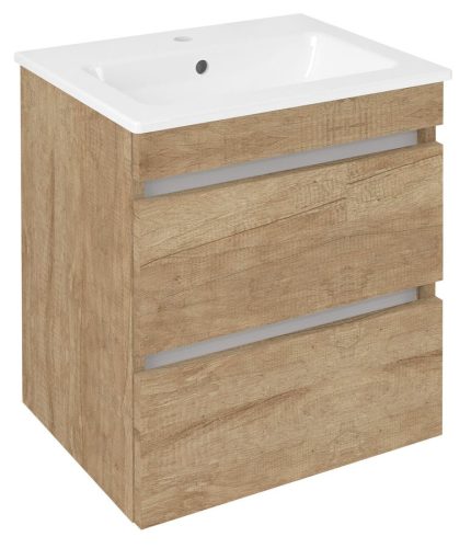 Alsó szekrény, Sapho Ezara mosdótartó szekrény 48x54x39 cm, alabama tölgy EZ492-2222