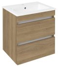 Alsó szekrény, Sapho Ezara mosdótartó szekrény 48x54x39 cm, cuneo tölgy EZ492-2525