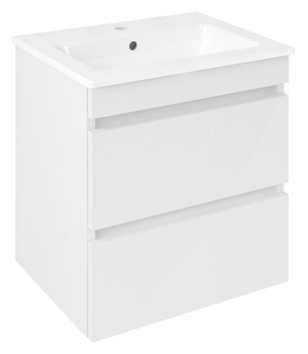 Alsó szekrény, Sapho Ezara mosdótartó szekrény 48x54x39 cm, fényes fehér EZ492-3030