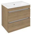 Alsó szekrény, Sapho Ezara mosdótartó szekrény 58x54x39 cm, cuneo tölgy EZ592-2525