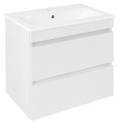 Alsó szekrény, Sapho Ezara mosdótartó szekrény 58x54x39 cm, fényes fehér EZ592-3030