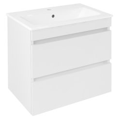   Alsó szekrény, Sapho Ezara mosdótartó szekrény 58x54x39 cm, fényes fehér EZ592-3030