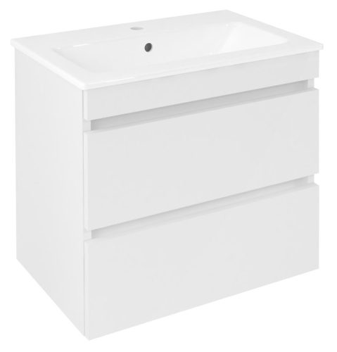 Alsó szekrény, Sapho Ezara mosdótartó szekrény 58x54x39 cm, fényes fehér EZ592-3030
