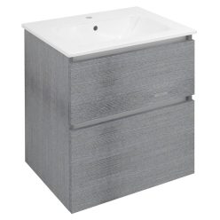   Alsó szekrény, Sapho Ezara mosdótartó szekrény 59,2x64x46 cm, ezüst tölgy EZ601-1111