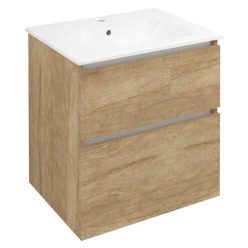   Alsó szekrény, Sapho Ezara mosdótartó szekrény 59,2x64x46 cm, alabama tölgy EZ601-2222