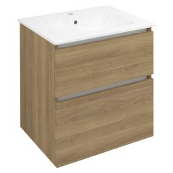   Alsó szekrény, Sapho Ezara mosdótartó szekrény 59,2x64x46 cm, cuneo tölgy EZ601-2525