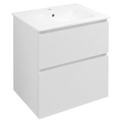   Alsó szekrény, Sapho Ezara mosdótartó szekrény 59,2x64x46 cm, fényes fehér EZ601-3030