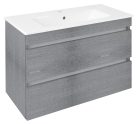 Alsó szekrény, Sapho Ezara mosdótartó szekrény 78x54x39 cm, ezüst tölgy EZ792-1111