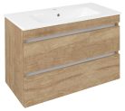 Alsó szekrény, Sapho Ezara mosdótartó szekrény 78x54x39 cm, alabama tölgy EZ792-2222