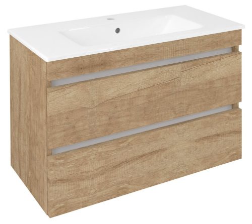 Alsó szekrény, Sapho Ezara mosdótartó szekrény 78x54x39 cm, alabama tölgy EZ792-2222