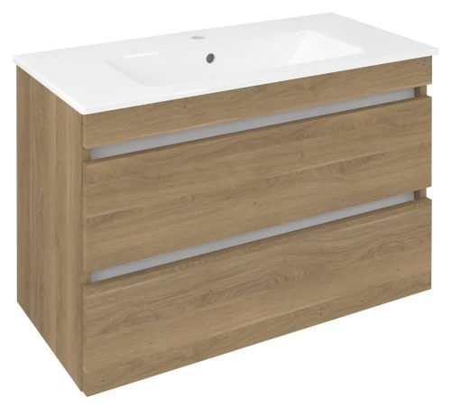 Alsó szekrény, Sapho Ezara mosdótartó szekrény 78x54x39 cm, cuneo tölgy EZ792-2525