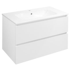   Alsó szekrény, Sapho Ezara mosdótartó szekrény 79,8x52x46 cm, fényes fehér EZ801-3030