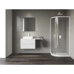   Zuhanykabin, Ravak Blix II NBLCP4 zuhanykabin 80x80, matt fehér 3BM40E00Z1