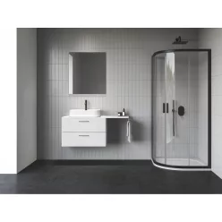   Zuhanykabin, Ravak Blix II NBLCP4 zuhanykabin 90x90, fekete 3BM70300Z1