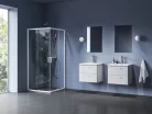 Zuhanykabin, Ravak Blix II NBLRV2 zuhanykabin 90x90, matt fehér 1LM70E00Z1