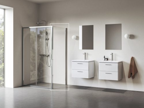 Fix fal, Ravak Blix II NBLPS fix fal 100x195 cm, króm 9BMA0C00Z1