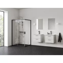 Zuhanykabin, Ravak Blix II NBLRV2K 90, fekete 1XM70300Z1