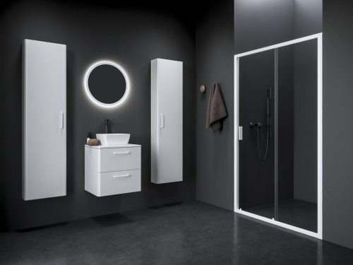 Zuhanyajtó, Ravak Blix II NBLDP2 zuhanyajtó 100, matt fehér 0PMA0E00Z1