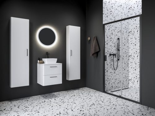 Zuhanyajtó, Ravak Blix II NBLDP2 zuhanyajtó 100, fekete 0PMA0300Z1