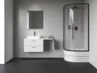 Zuhanykabin, Ravak Blix II NBLCP4 Sabina 90x90x180 cm, fekete 3BM70340Z1