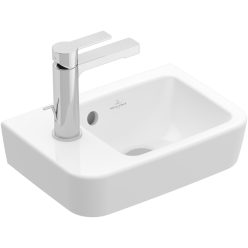   Mosdó, Villeroy&Boch O.novo 36x25 cm fali kézmosó, bal oldali csaplyukkal 43423601