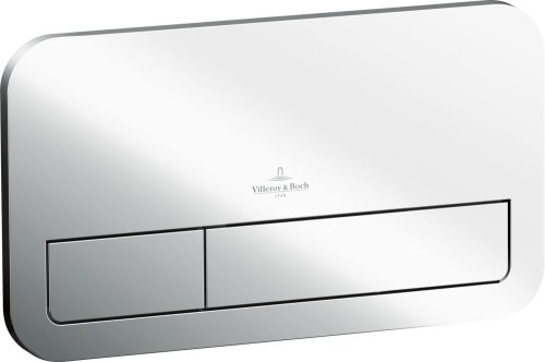 Öblítőtartály nyomólap, Villeroy&Boch ViConnect nyomólap, króm 92249061