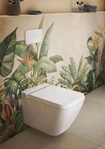 Öblítőtartály nyomólap, Villeroy&Boch ViConnect nyomólap, króm 92249061