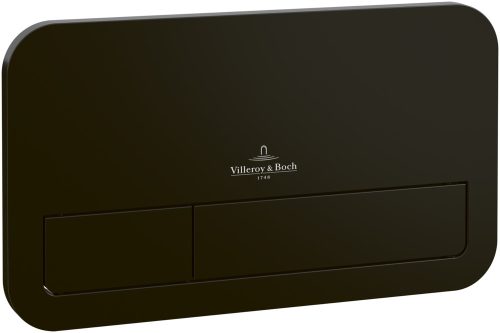 Öblítőtartály nyomólap, Villeroy&Boch ViConnect nyomólap, matt fekete 922490AN