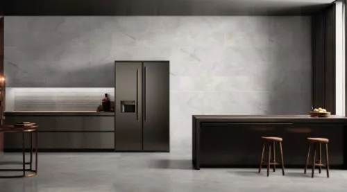 Dekorlap, Keros Agata Line Gris Glossy Ret. 30x90