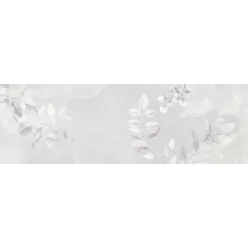 Dekorlap, Keros Quartz Floral Gris Matt Ret. 30x90