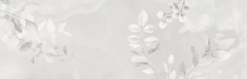 Dekorlap, Keros Quartz Floral Gris Matt Ret. 30x90