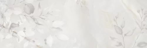 Dekorlap, Keros Quartz Floral Gris Matt Ret. 30x90