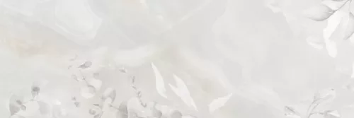 Dekorlap, Keros Quartz Floral Gris Matt Ret. 30x90