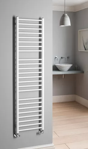 Egyenes radiátor, Sapho Dina fürdőszobai radiátor 400x1560 mm, fehér IR364W