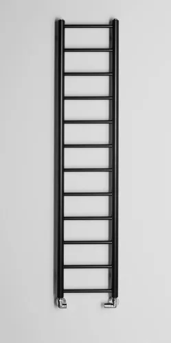 Egyenes radiátor, Sapho Dina fürdőszobai radiátor 300x1380 mm, matt fekete IR373B