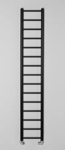 Egyenes radiátor, Sapho Dina fürdőszobai radiátor 300x1740 mm, matt fekete IR376B