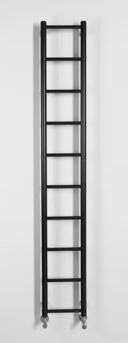 Egyenes radiátor, Sapho Dina fürdőszobai radiátor 250x1680 mm, matt fekete IR377TB