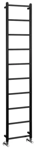 Egyenes radiátor, Sapho Dina fürdőszobai radiátor 350x1680 mm, matt fekete IR378TB