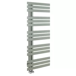   Egyenes radiátor, Sapho Silvana fürdőszobai radiátor 500x1236 mm, matt zöld IR154V