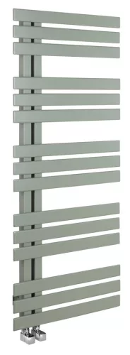 Egyenes radiátor, Sapho Silvana fürdőszobai radiátor 500x1236 mm, matt zöld IR154V